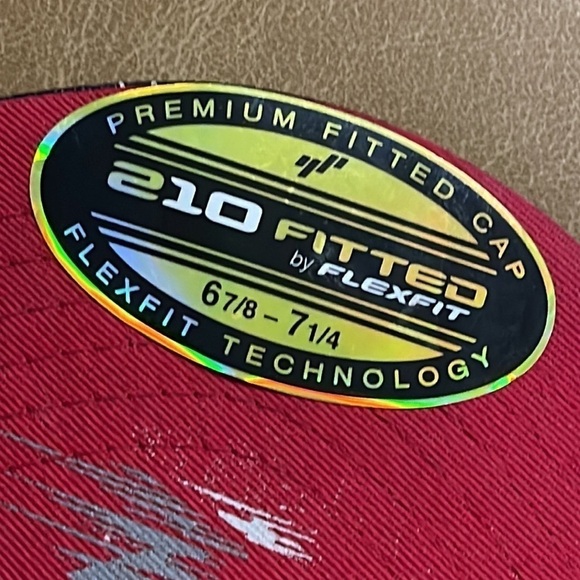 Red Bull Fighters Baseball Cap Premium Fitted 210 In Red Limited Edition - Picture 8 of 8